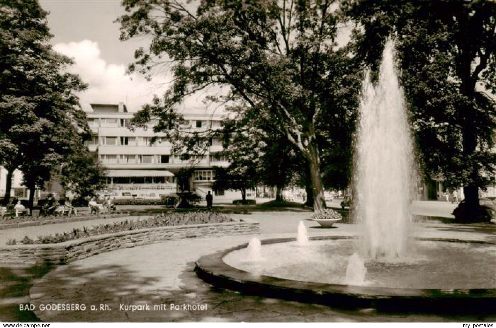 73883892 Bad Godesberg Kurpark Mit Parkhotel Und Fontaene Bad Godesberg - Bonn