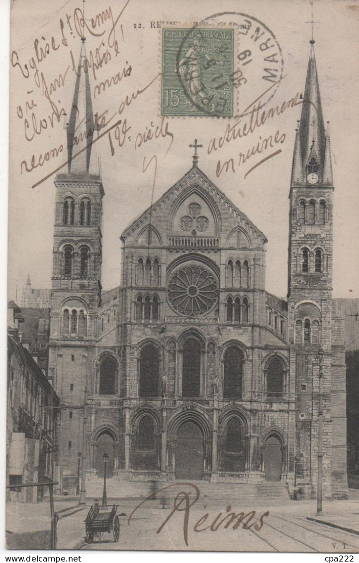 51  Reims   Eglise St Remy    ( Charette ) - Expositions