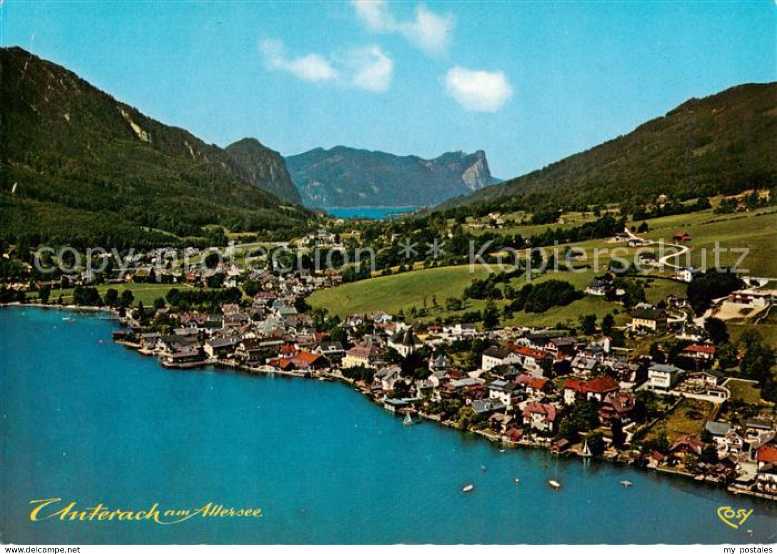 73861291 Unterach Attersee AT Mit Mondsee Und Drachenwand  - Other & Unclassified