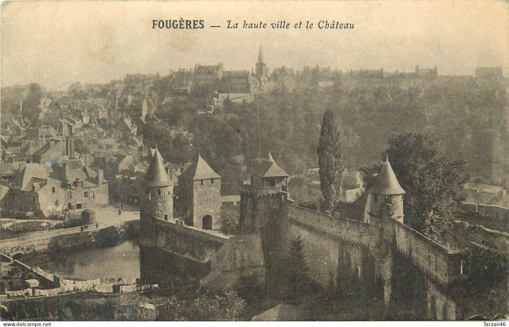 25.04.2024 - B -  FOUGERES - La Haute Ville Et Le Château - Fougeres