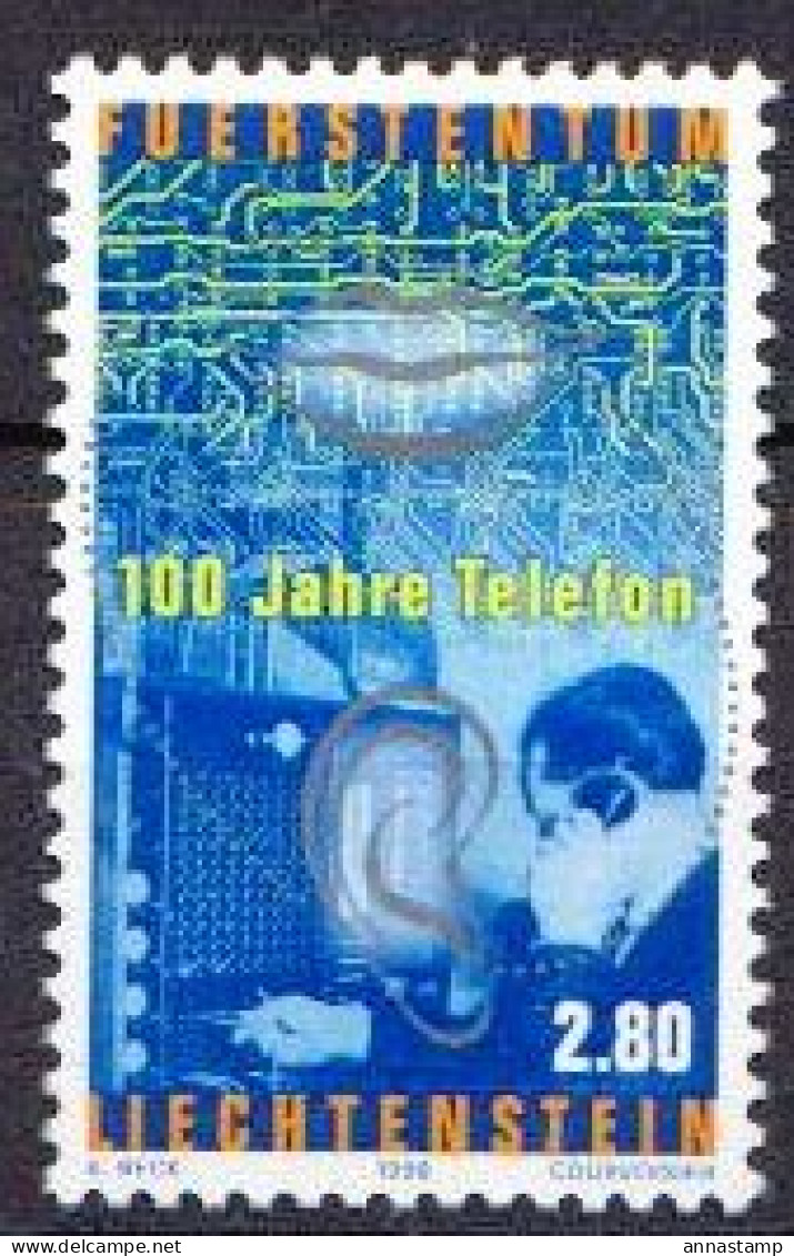 Liechtenstein MNH Stamp - Télécom