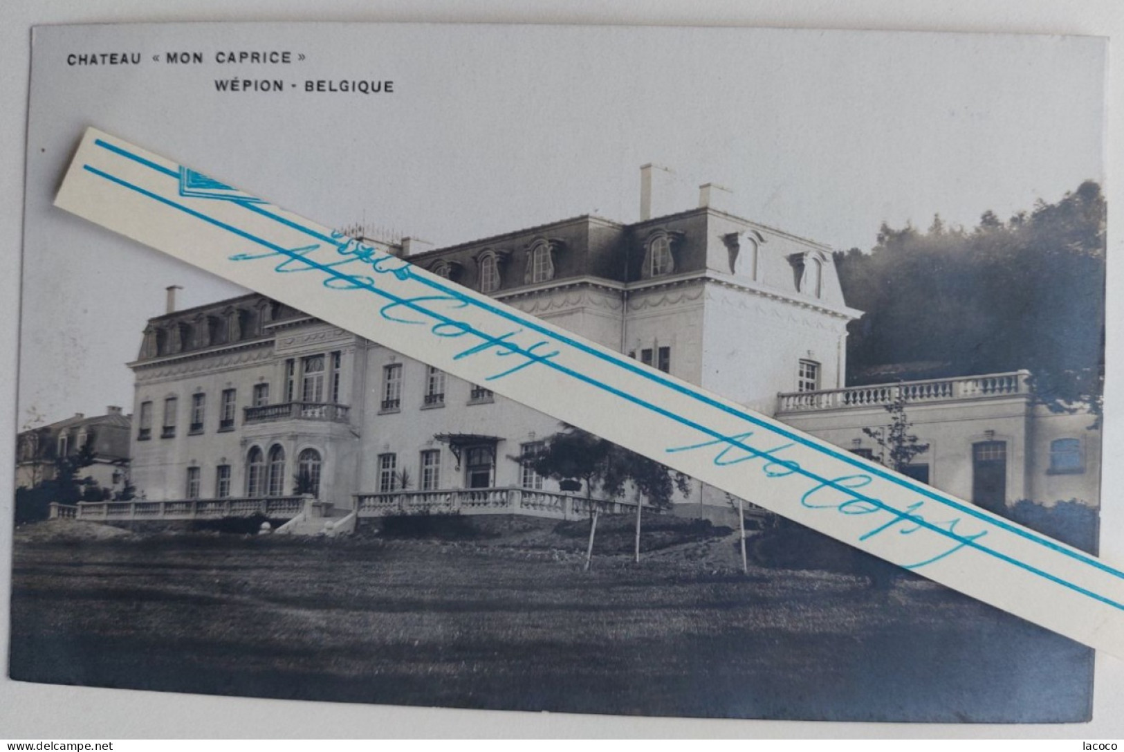 4-  WEPION. Carte Photo Château MON CAPRICE. Prés De Jambes, Profondeville Et Bois De Villers - Sonstige & Ohne Zuordnung