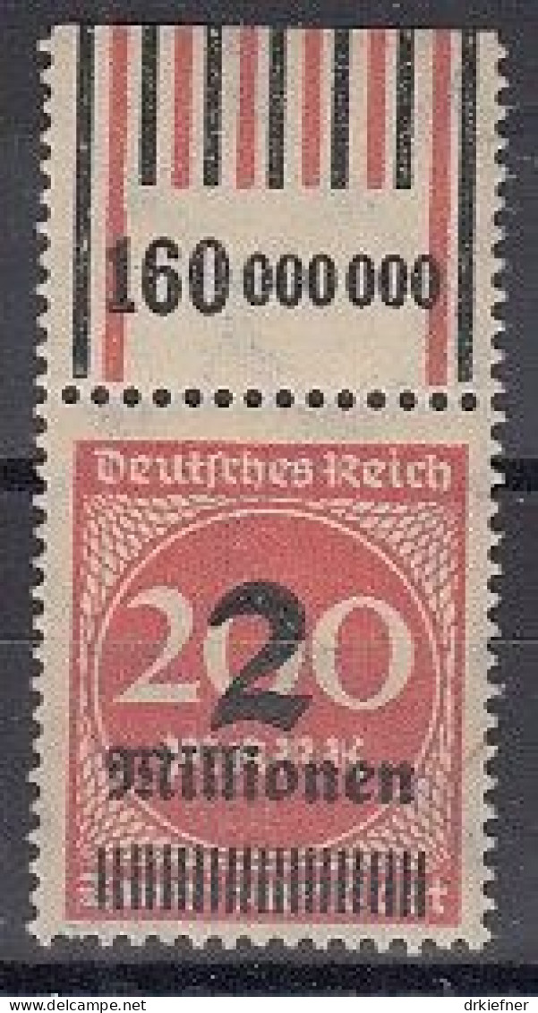 DR 309 A W A OR, 1-4-1/1-5-1, Postfrisch **, Aufdruckmarke, 1923 - Ongebruikt