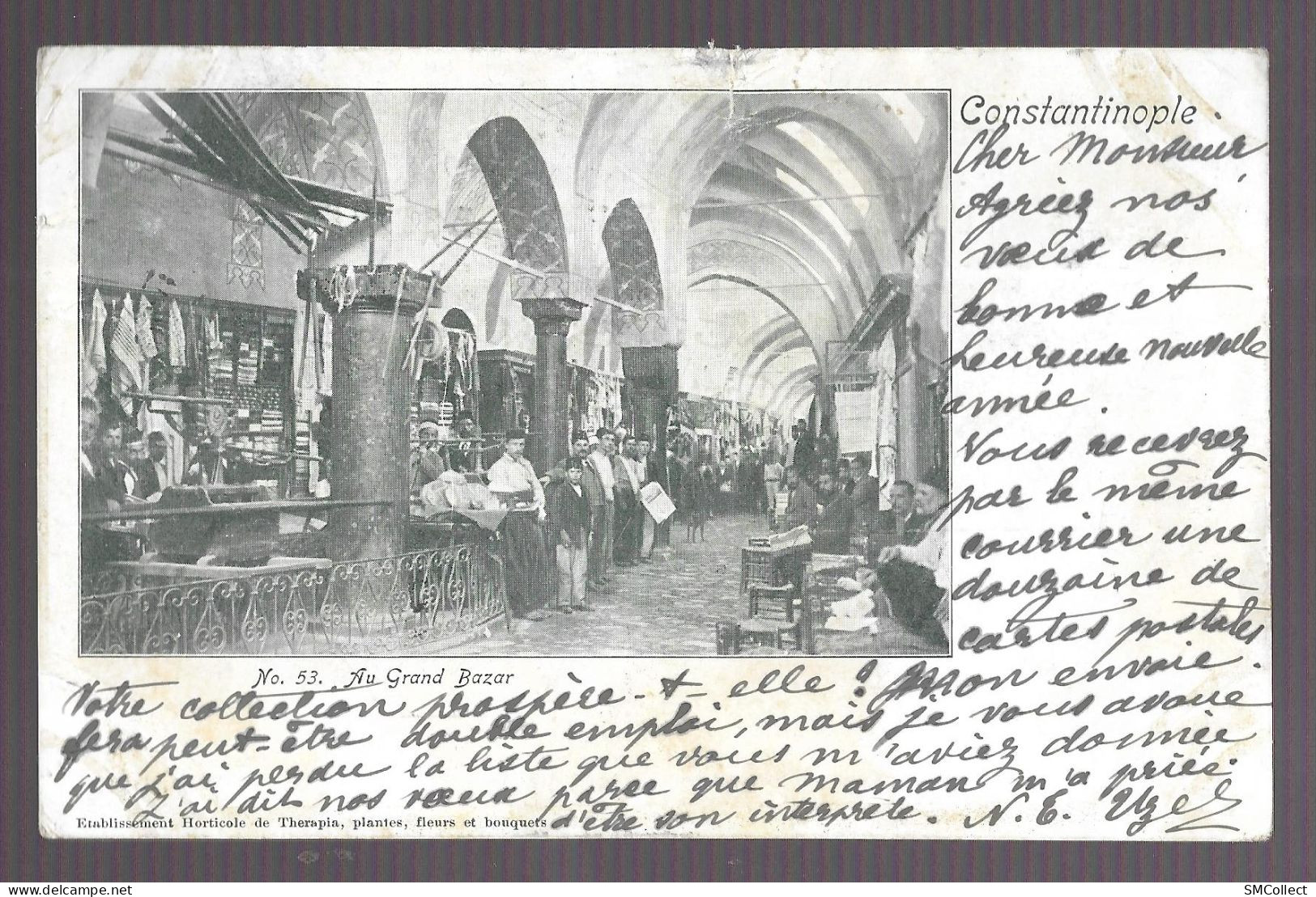 VOIR DESCRIPTION. Constantinople, Au Grand Bazar (9924) - Turchia