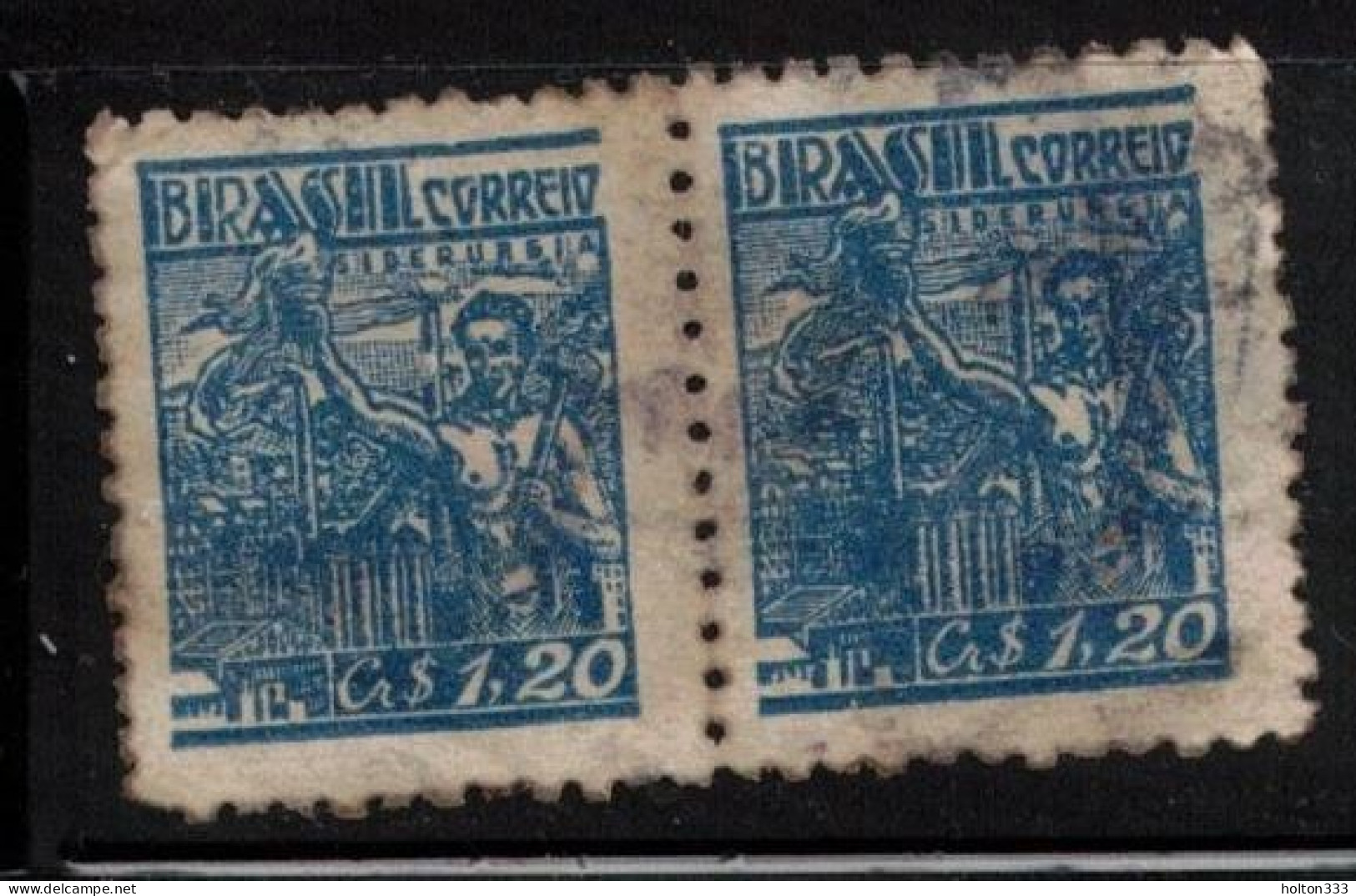 BRAZIL Scott # 582 Used Pair - Used Stamps