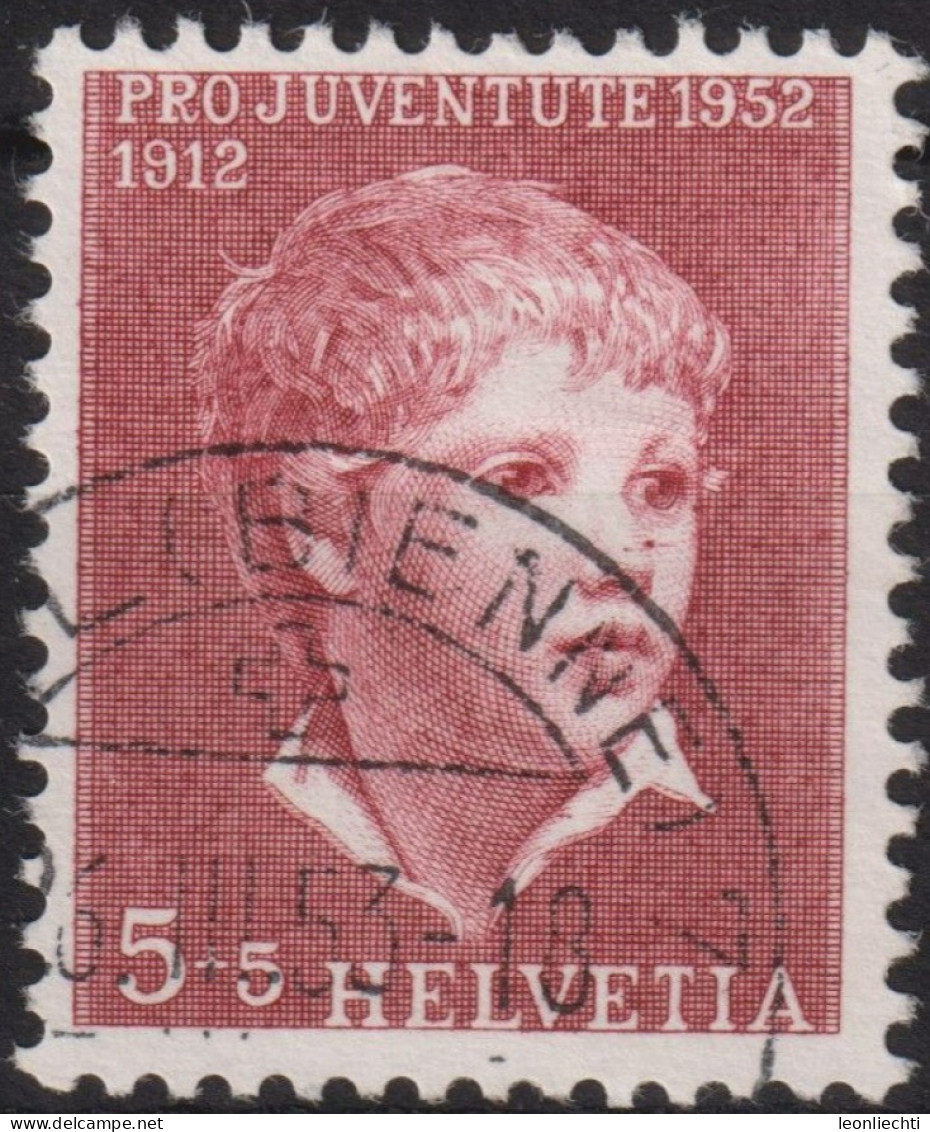 1952 Schweiz Pro Juventute ° Zum:CH J143,Yt:CH 526, Mi:CH 575, Knabenbildnis - Used Stamps