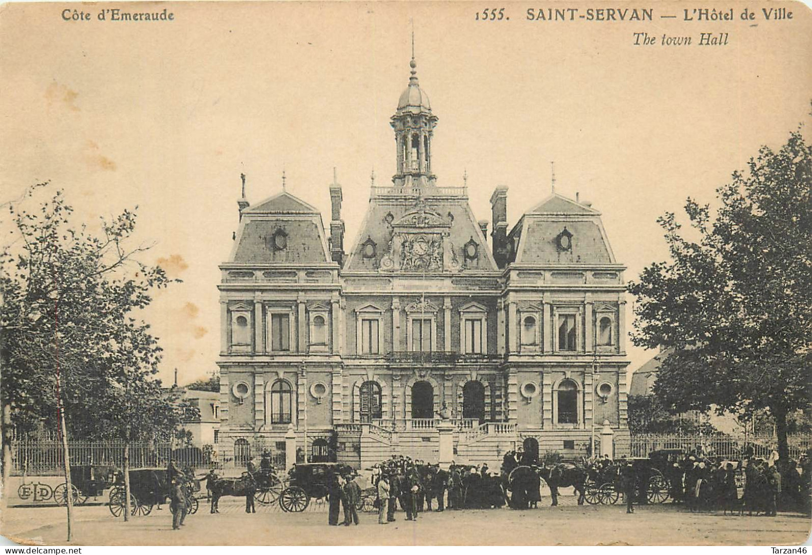 25.04.2024 - B - 1555. SAINT SERVAN L'hôtel De Ville - Saint Servan