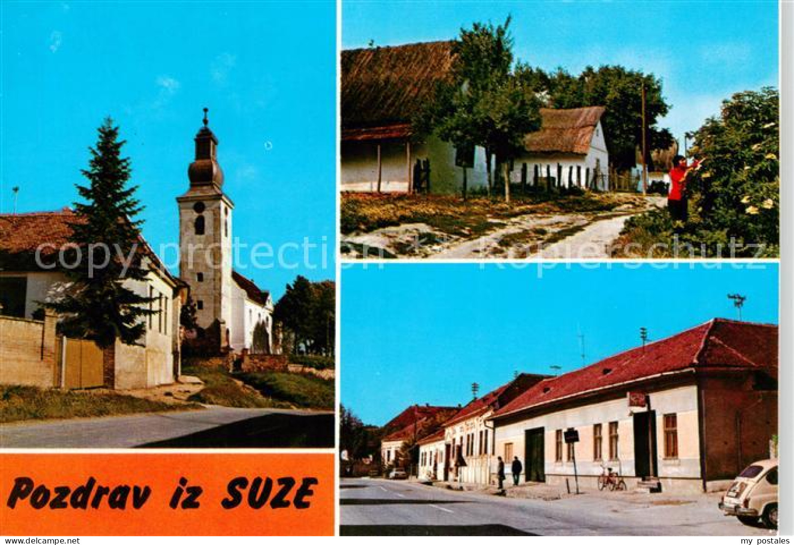 73861057 Suza Osijek Croatia Kirche Dorfmotive  - Kroatien