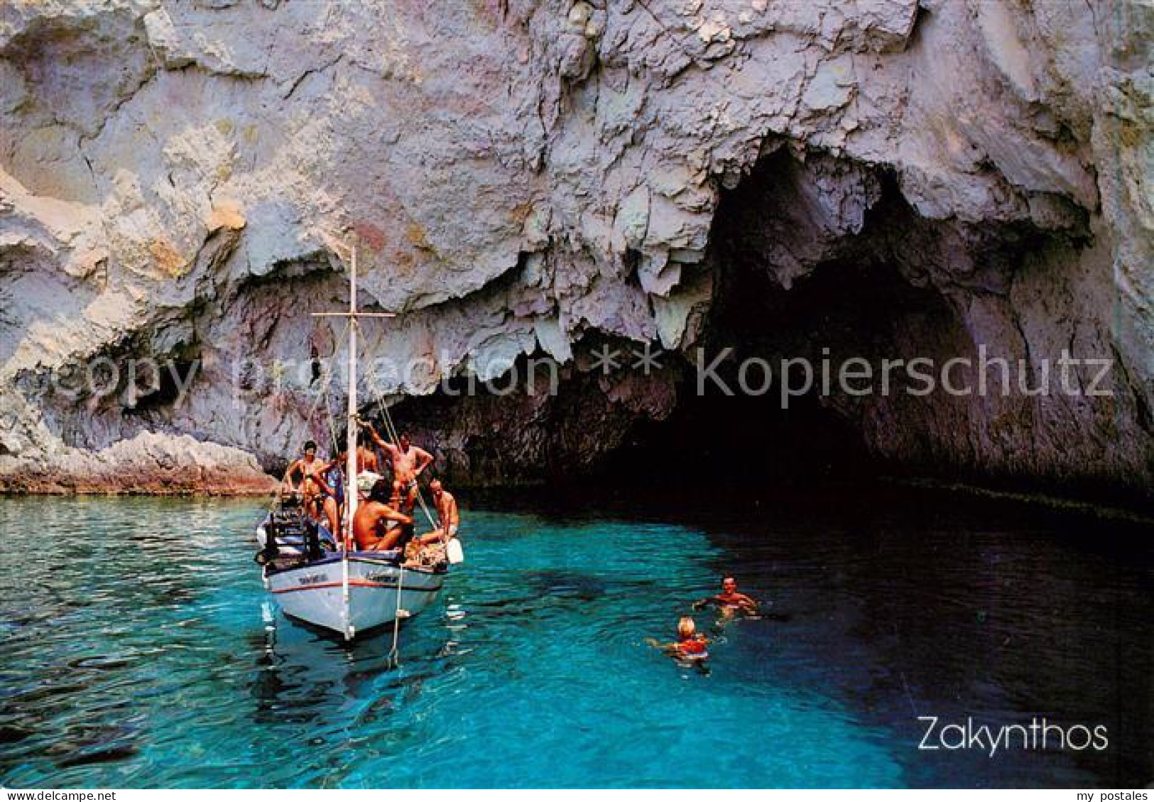 73860985 Zakynthos Zante Greece Grotte Segelboot  - Grecia