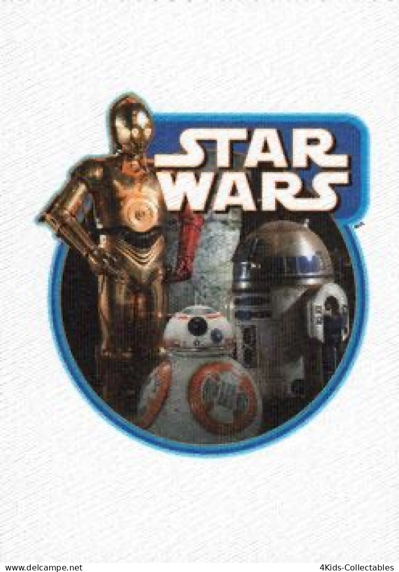 2015 Topps STAR WARS Journey To The Force Awakens "Cloth Stickers" CS-1 Droids - Star Wars