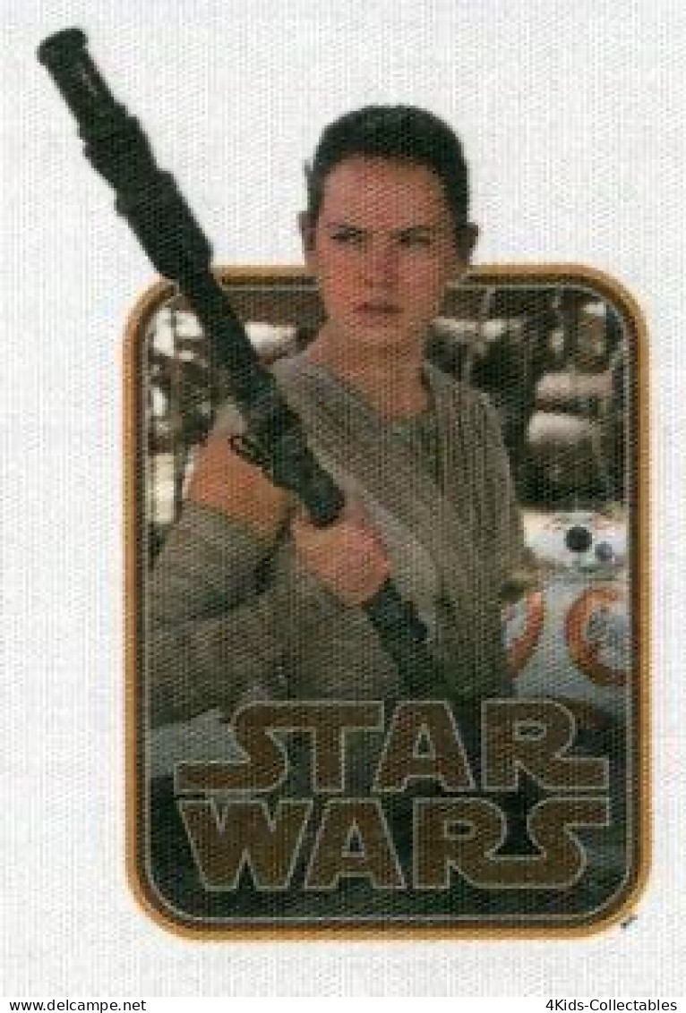 2015 Topps STAR WARS Journey To The Force Awakens "Cloth Stickers" CS-2 Rey - Star Wars