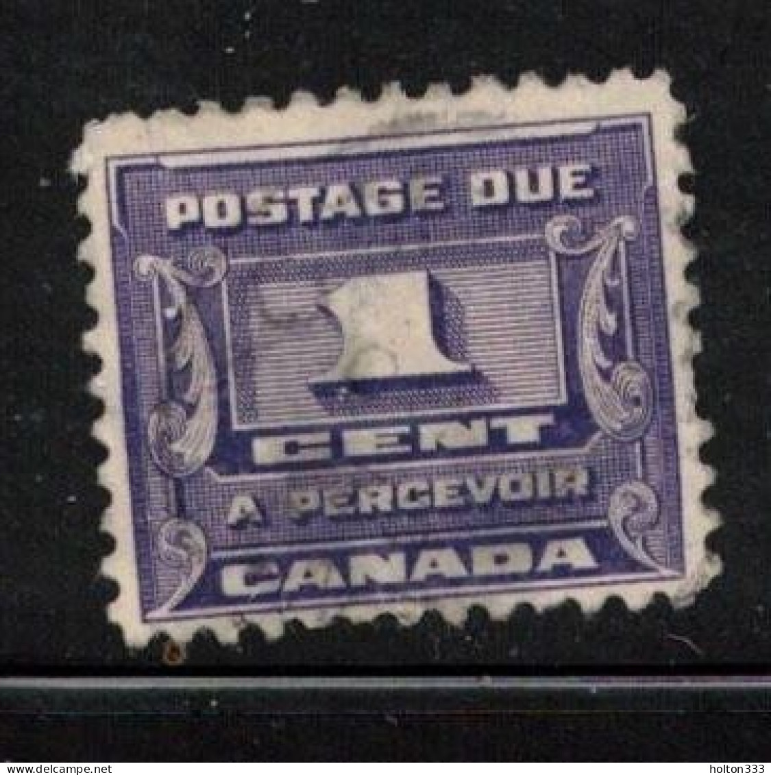 CANADA Scott # J11 Used - Postage Due - Fiscales