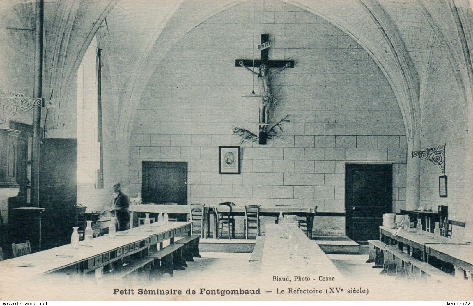 CPA 36 Petit Séminaire De FONTGOMBAUD Le Réfectoire (XVe Siècle) - Andere & Zonder Classificatie