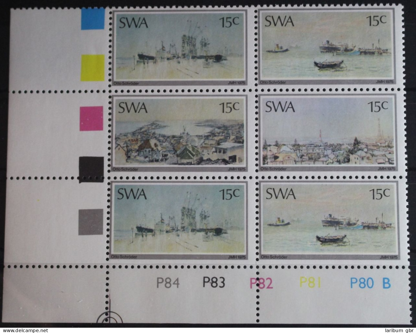 Namibia Südwestafrika 409-412 Postfrisch Als Sechserblock #FL486 - Namibia (1990- ...)