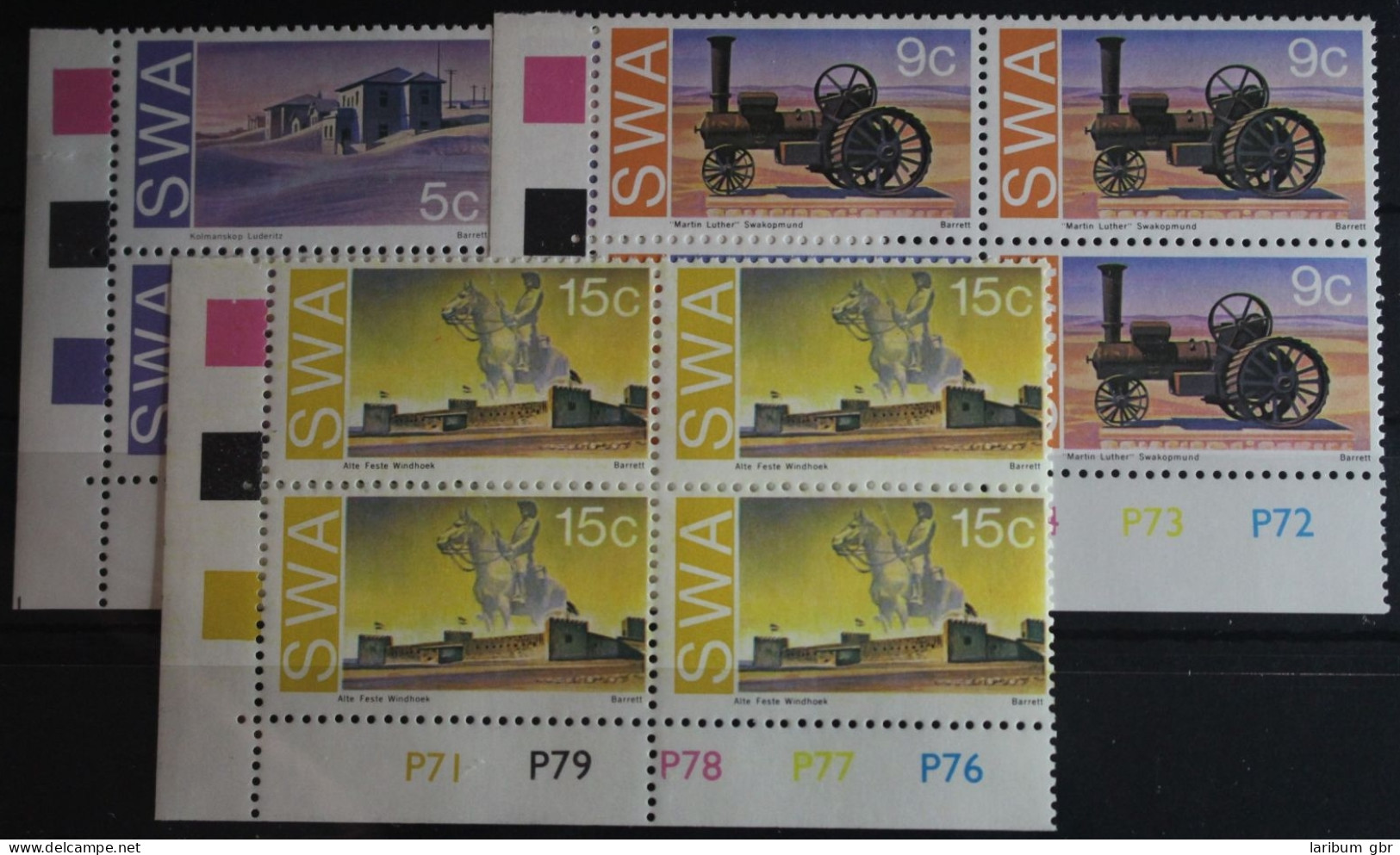 Namibia Südwestafrika 406-408 Postfrisch Als 4er Einheit #FL482 - Namibie (1990- ...)