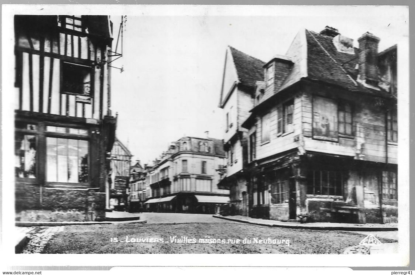CPA-1950-27-LOUVIERS-Vieilles Maisons-rue Du Neubourg-Edit Cap-TBE - Louviers