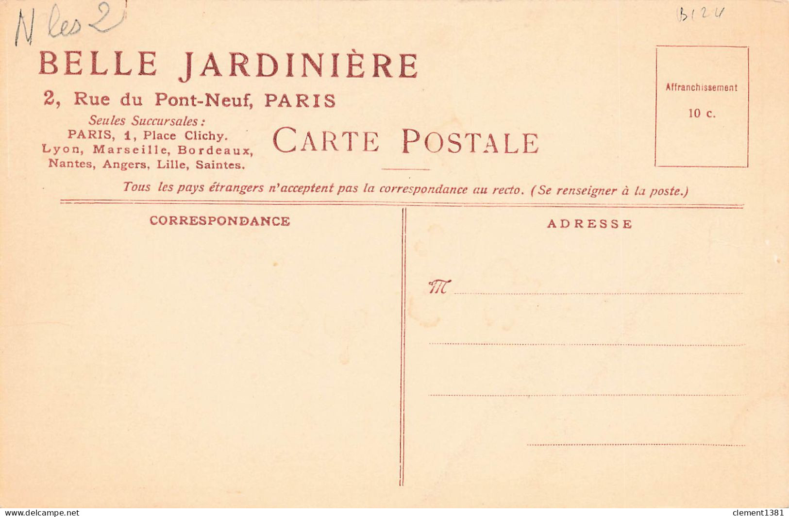 Les Cartes Postales Aquarelles De La Belle Jardiniere 3eme Serie Les Elegants 1858 - Autres & Non Classés