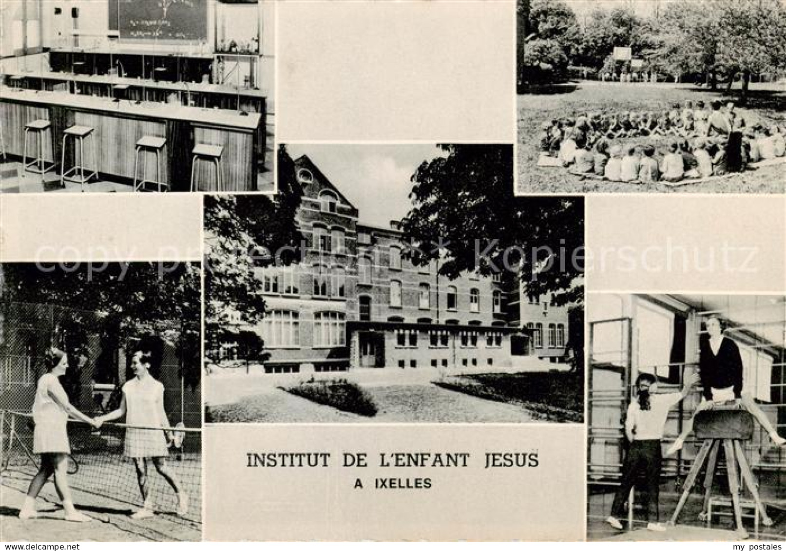 73860725 Ixelles Bruxelles Institut De L Enfant Jesus Lehrsaal Tennisplatz Turnh - Elsene - Ixelles