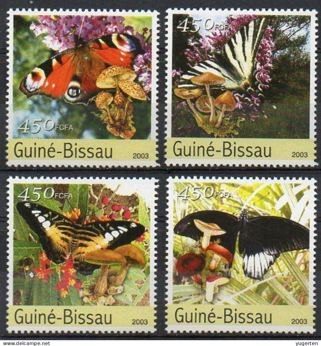 GUINEA-BISSAU  - 2003 - 6v - MNH - Butterflies - Papillons - Schmetterlinge - Mariposas - Farfalle - Borboletas - Mariposas