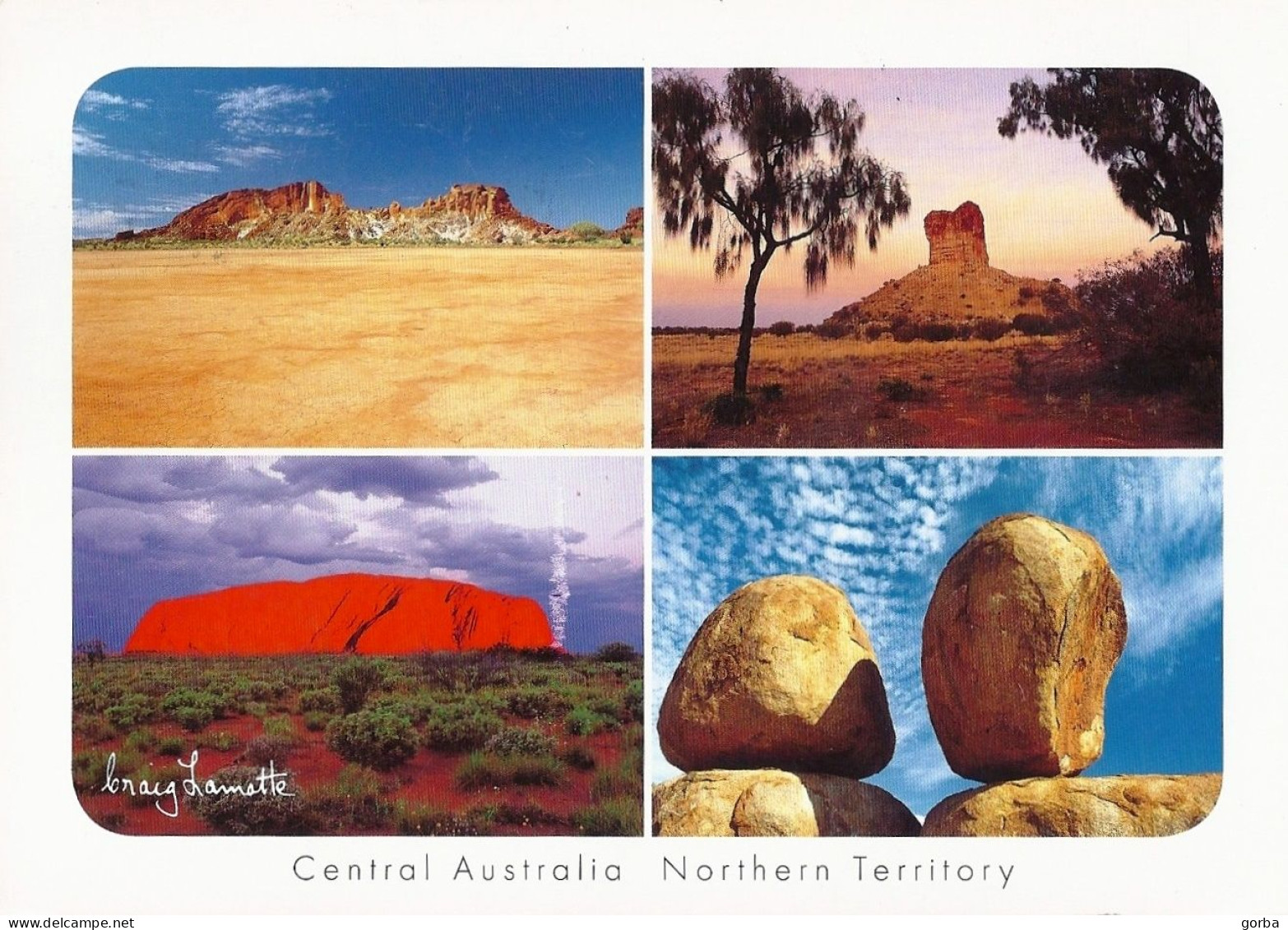 *CPM - AUSTRALIE - Central Australia - Northern Territory - Multivue - Unclassified