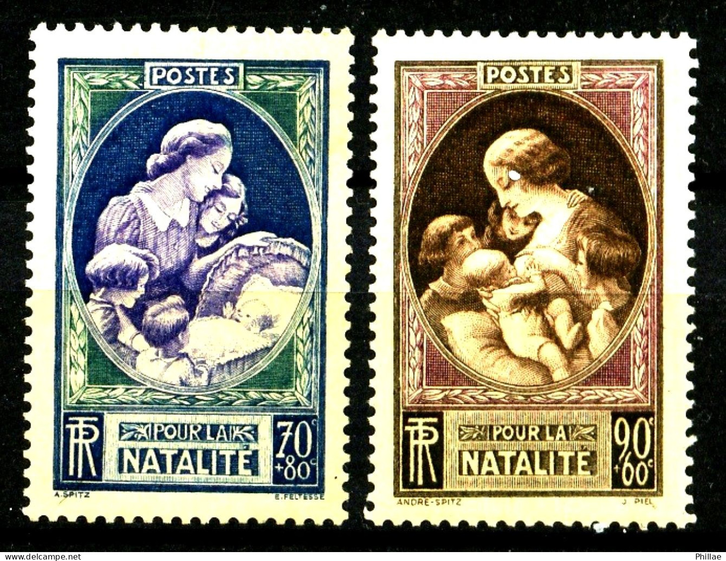 440 / 441 - Paire Natalité - Neufs N** - TB - Unused Stamps