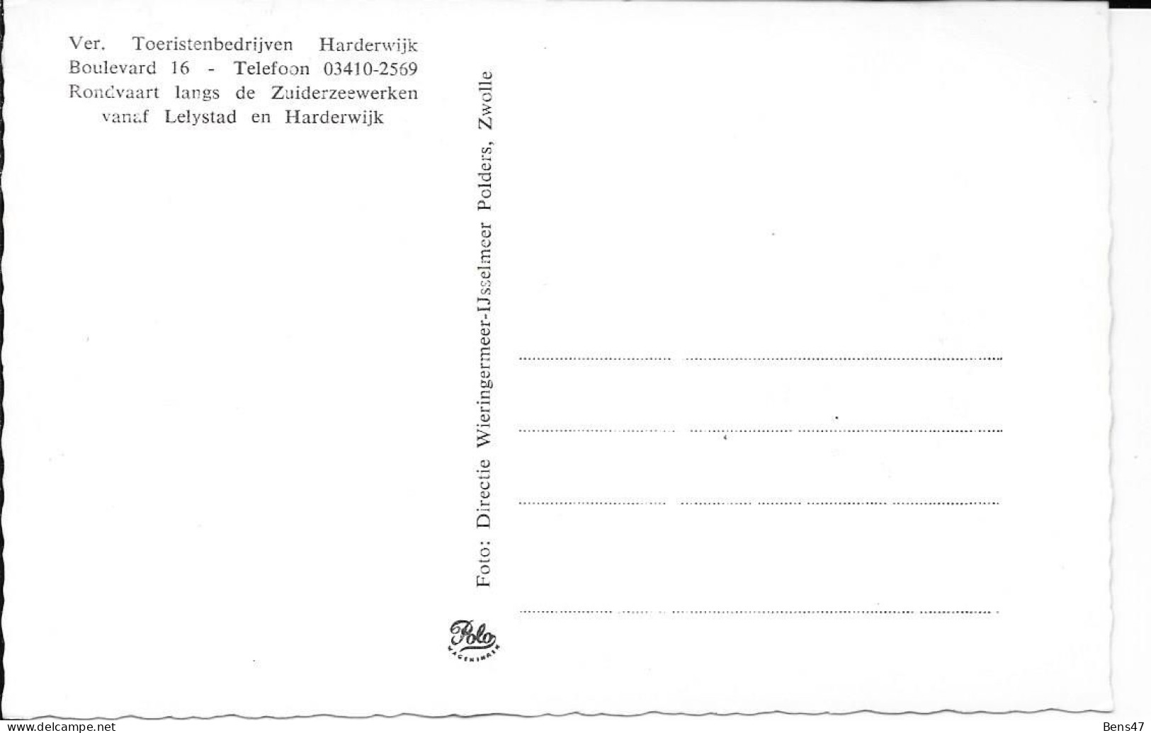 Harderwijk. Zuiderzeewerken. De Kraagstukksen Niet Gelopen - Harderwijk