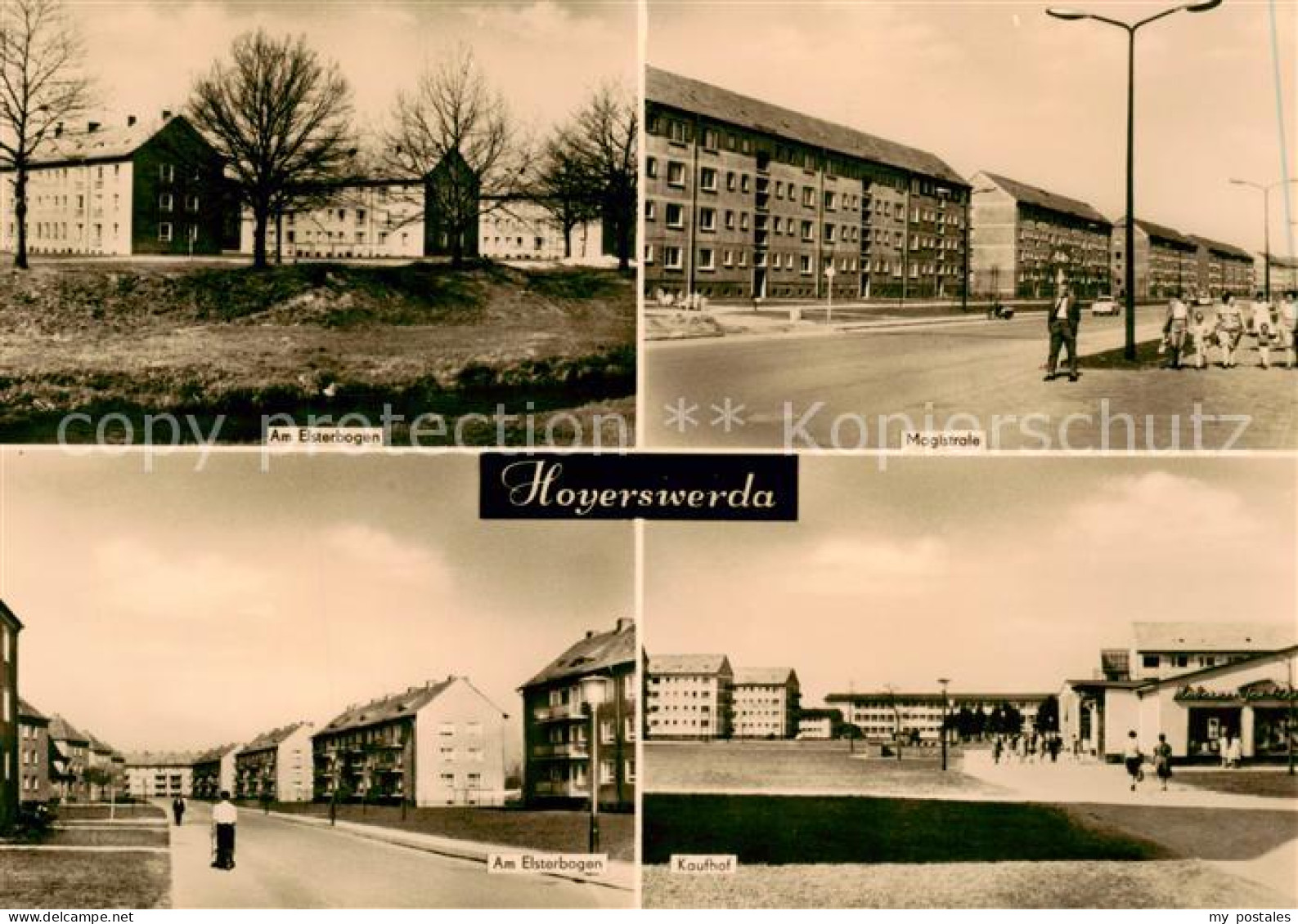 73860641 Hoyerswerda Am Elsterbogen Wohnsiedlung Magistrasse Kaufhof Hoyerswerda - Hoyerswerda