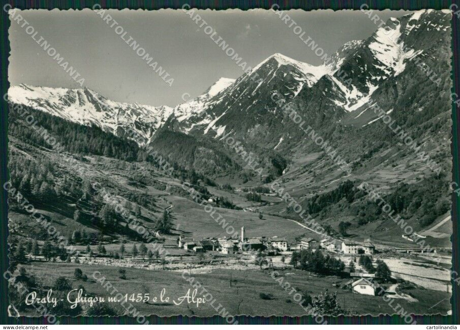 Torino Prali Ghigo PIEGHINE Foto FG Cartolina KB2129 - Sonstige & Ohne Zuordnung