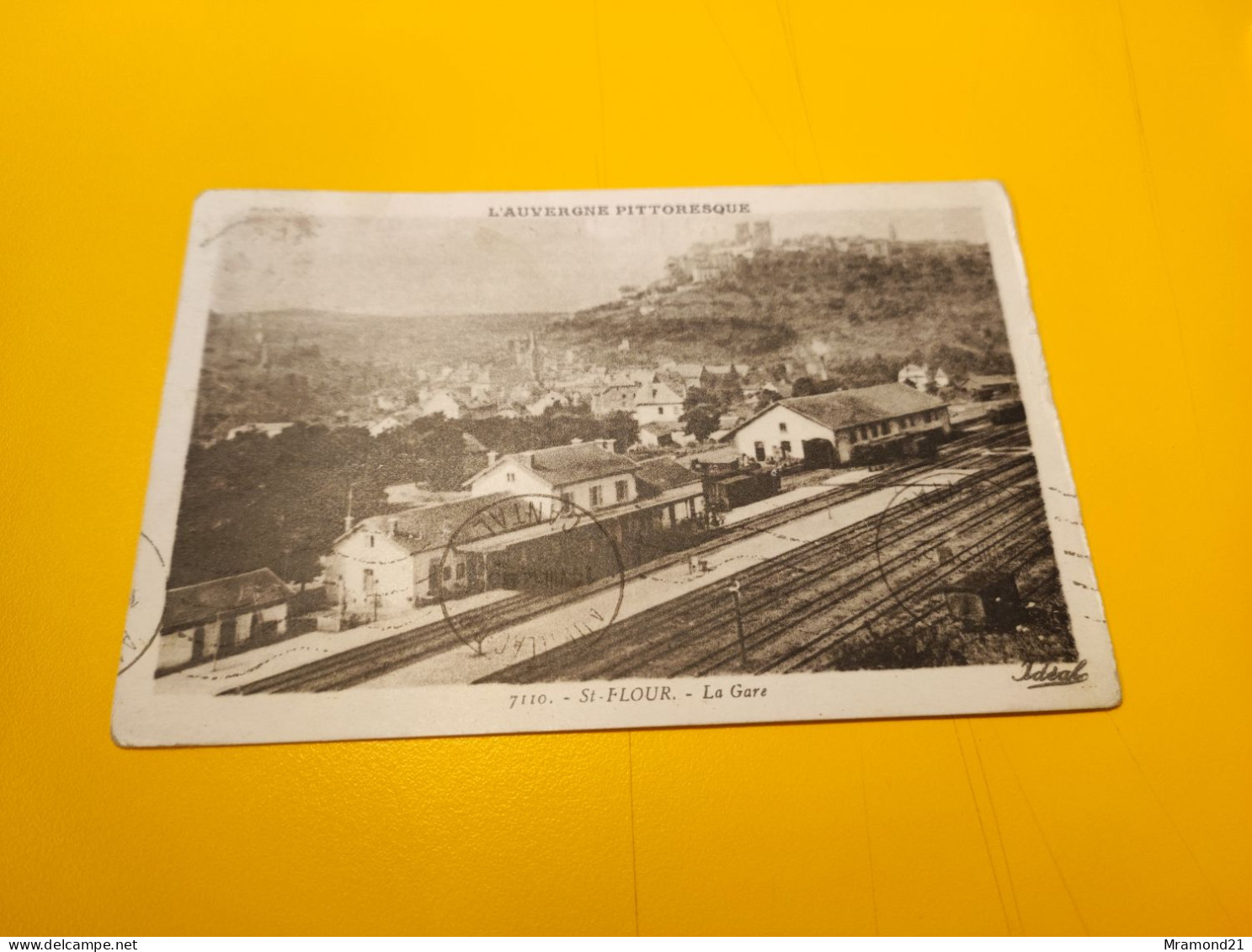 CPA De La Gare De St Flour - Saint Flour