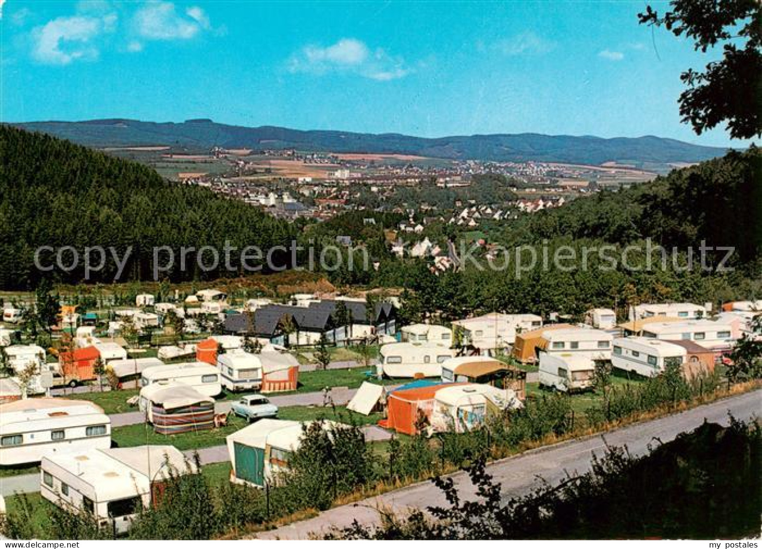 73860632 Attendorn Panorama Blick Von Der Erholungsanlage Waldenburg Campingplat - Attendorn