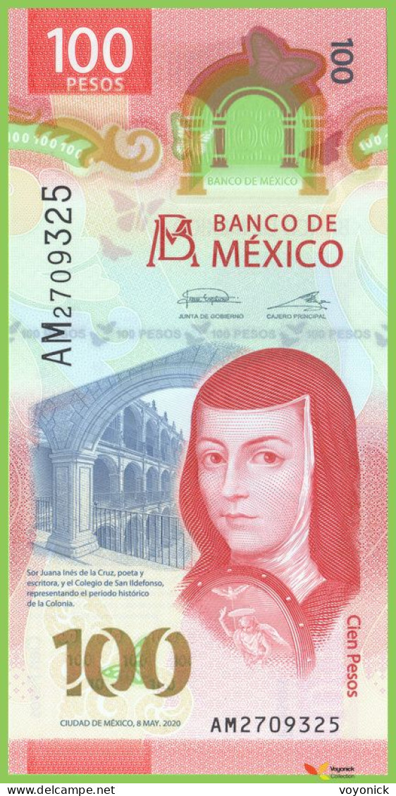 Voyo MEXICO 100 Pesos 2020 P134 B715a AM UNC Polymer - México