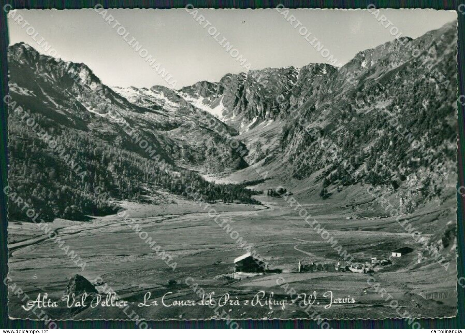 Torino Ceresole Reale Rifugio Jervis FORO Foto FG Cartolina KB1990 - Altri & Non Classificati