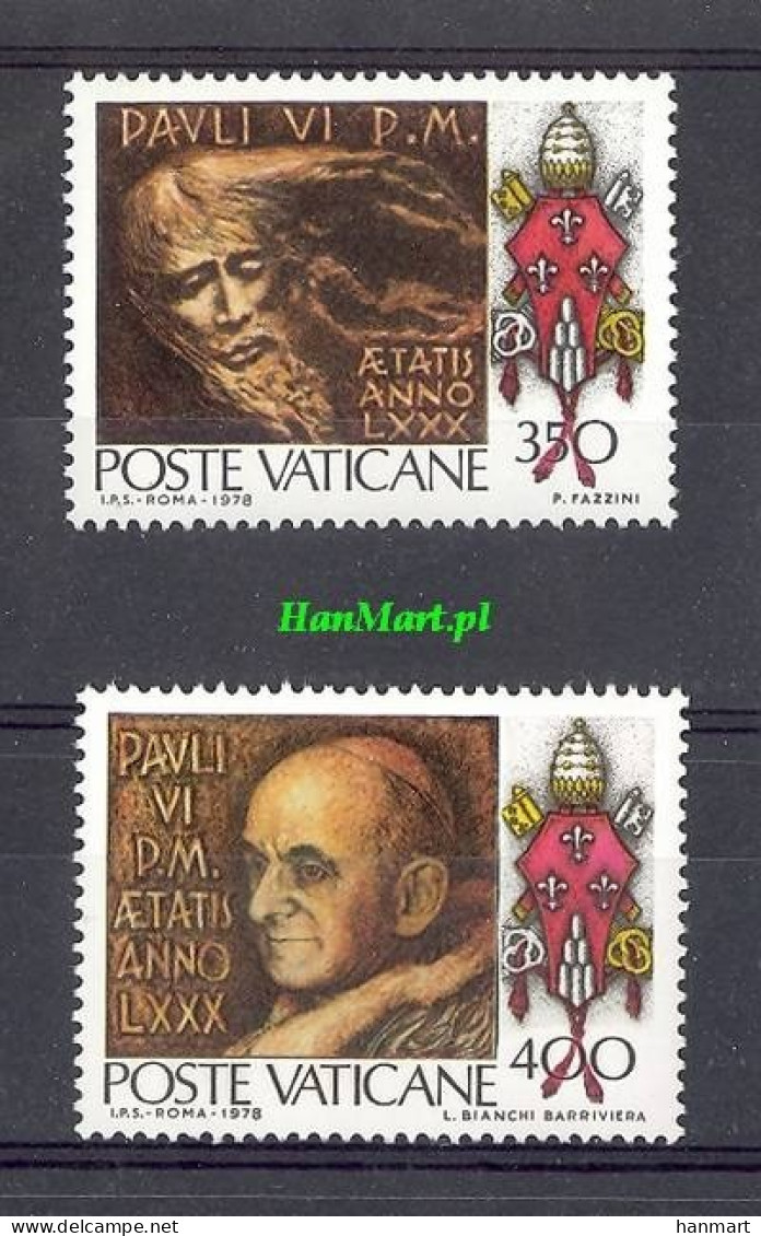 Vatican City 1978 Mi 718-719 MNH  (ZE2 VTC718-719) - Other