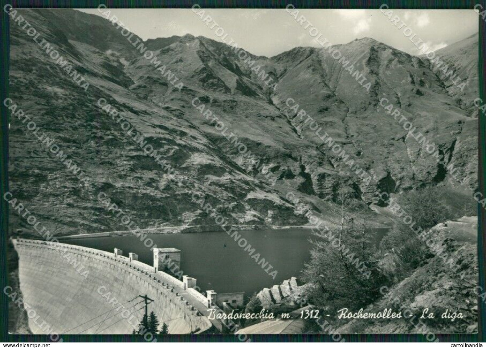 Torino Bardonecchia Rochemolles Diga Foto FG Cartolina KB2062 - Autres & Non Classés