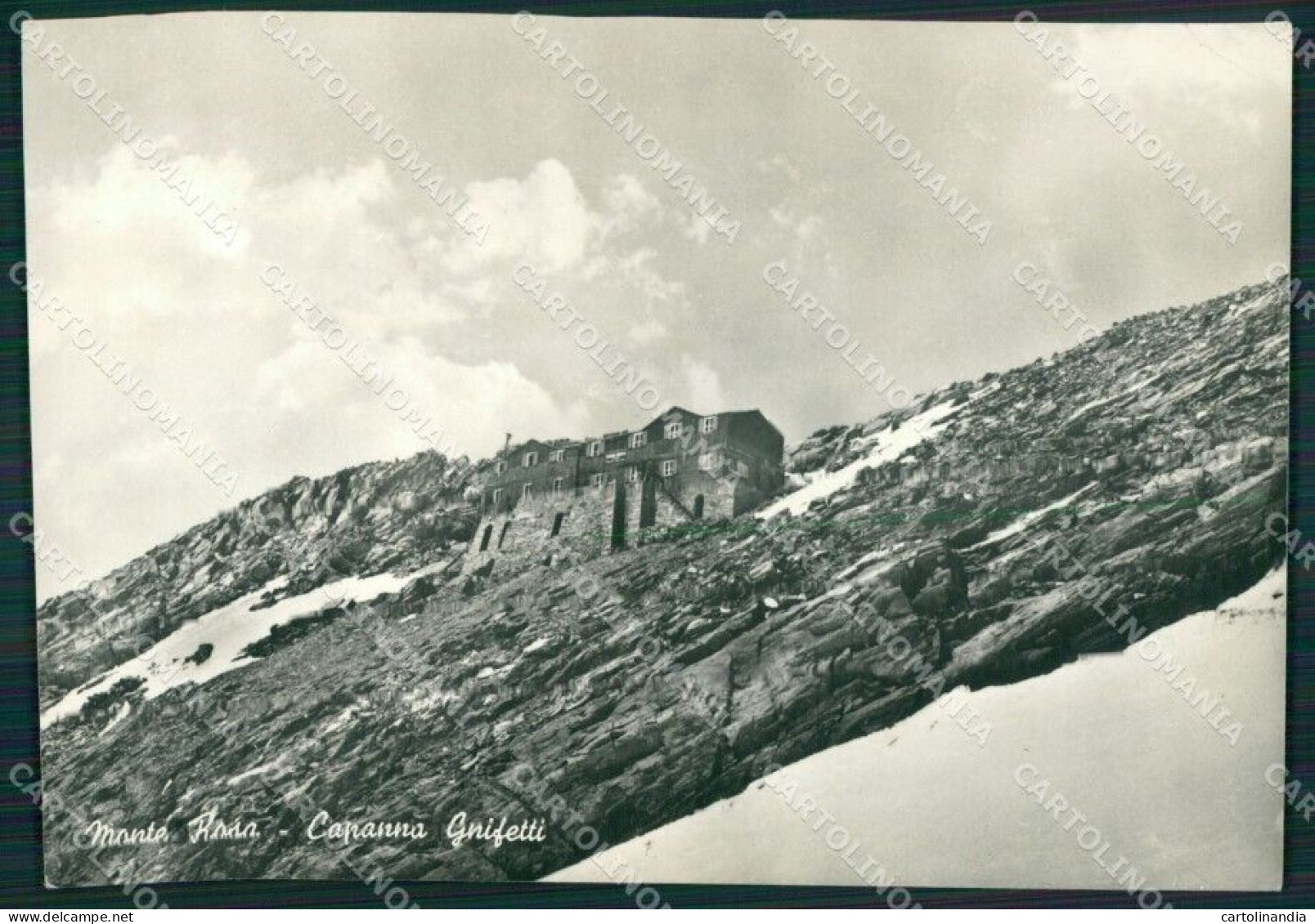 Vercelli Alagna Capanna Gnifetti Cai PIEGHINA Foto FG Cartolina KB2071 - Vercelli