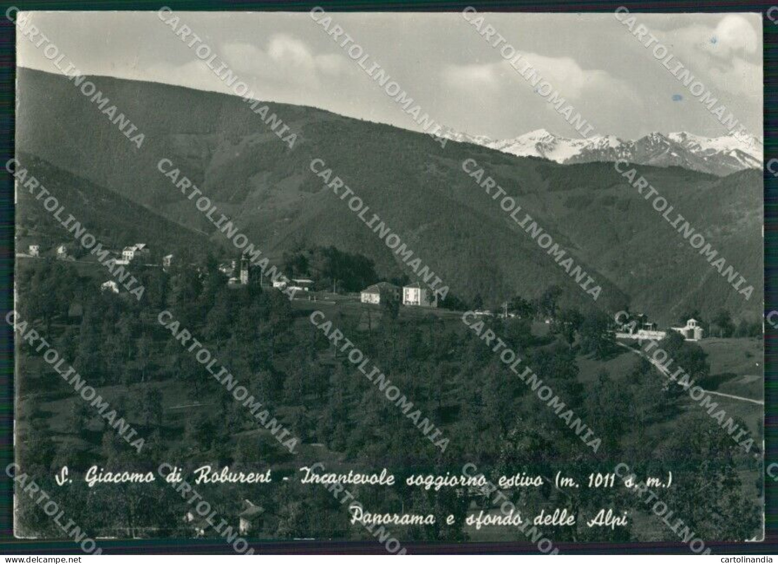 Cuneo Roburent San Giacomo Di Foto FG Cartolina KB2015 - Cuneo