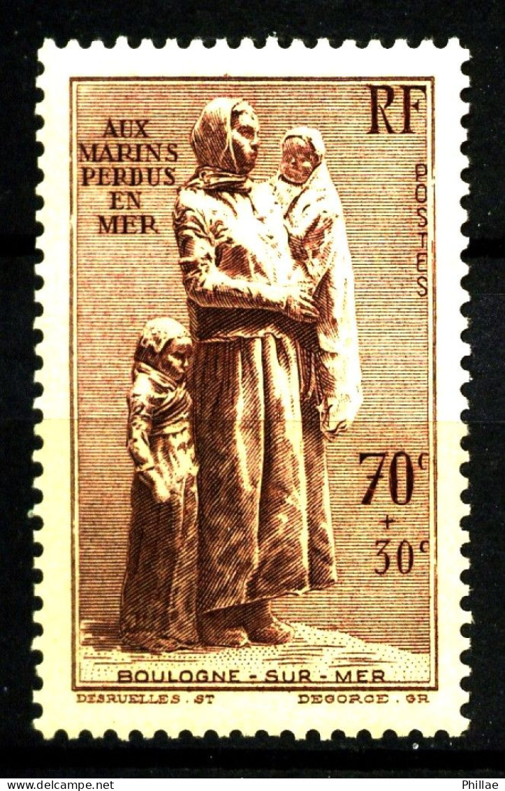 447 - 70c+30c Marins Perdus En Mer - Neuf N** - TB - Unused Stamps