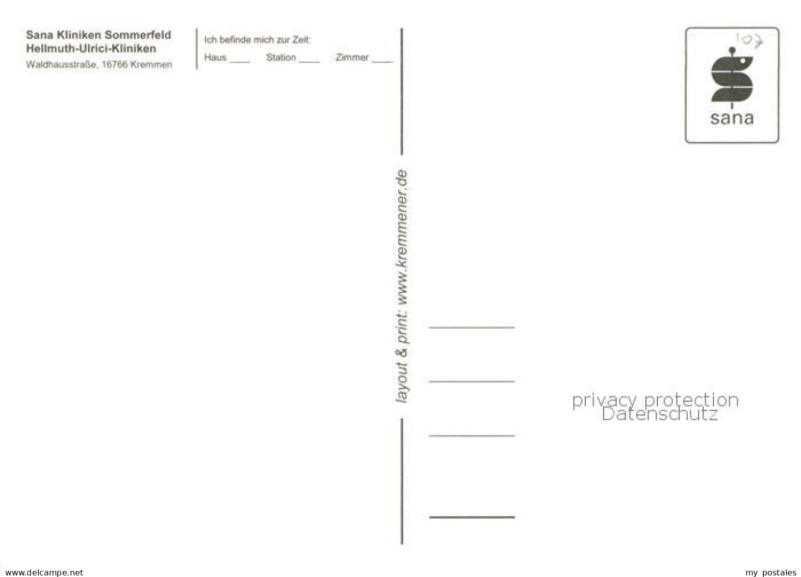 73860522 Kremmen Sana Kliniken Sommerfeld Teilansichten Kremmen - Sommerfeld