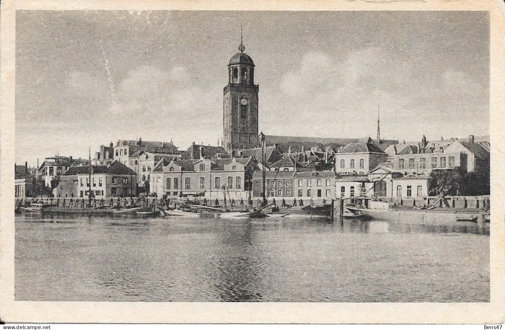 Deventer Stadsgezicht Over De IJssel Gelopen 30-6-1921 - Deventer