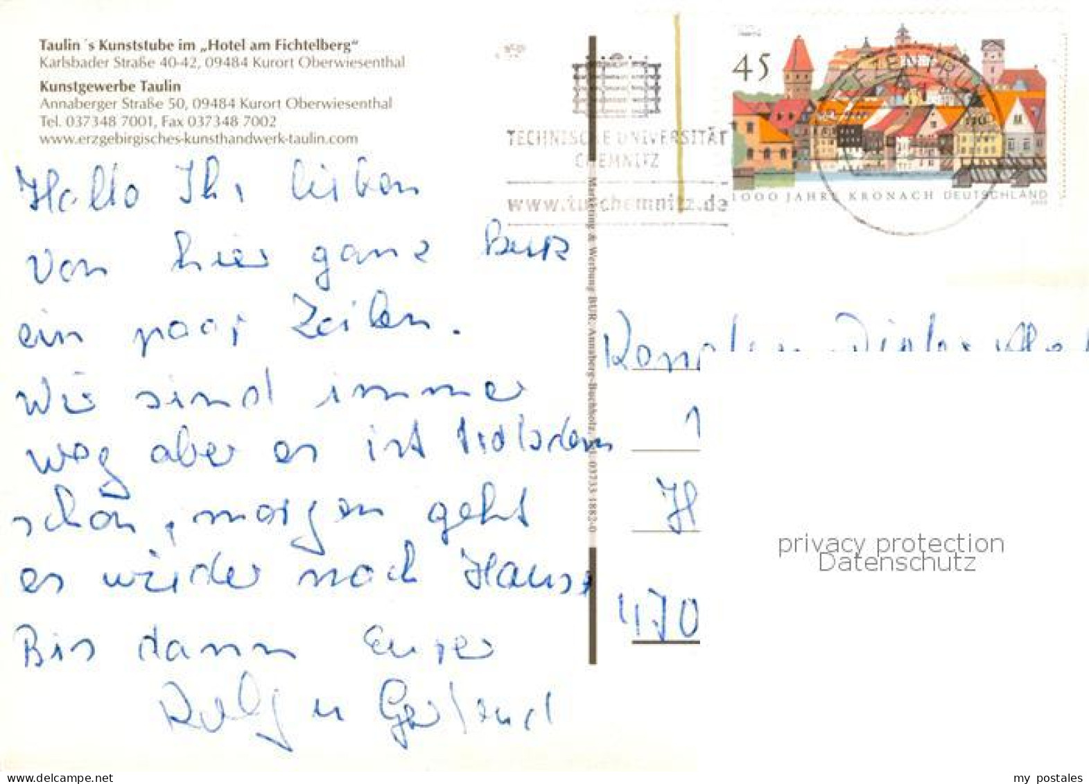 73860479 Oberwiesenthal Erzgebirge Hotel Am Fichtelberg Oberwiesenthal Erzgebirg - Oberwiesenthal