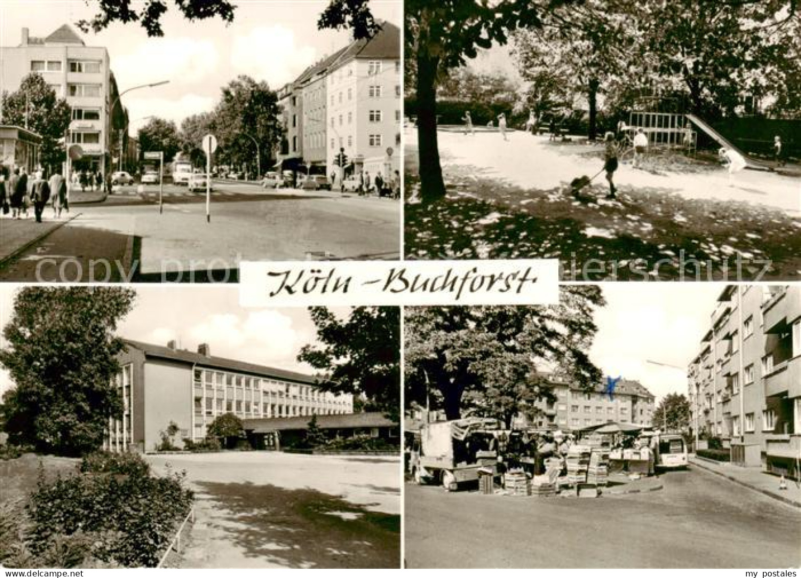 73860447 Buchforst Koeln Ortszentrum Kinderspielplatz Markt Buchforst Koeln - Köln