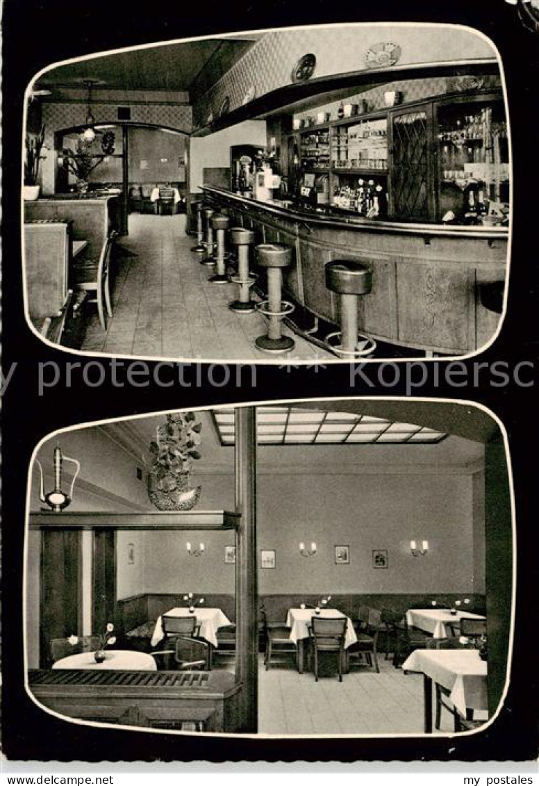 73860429 Koeln  Rhein Hotel Restaurant Hassels Bierstuben Gastraum Theke  - Koeln