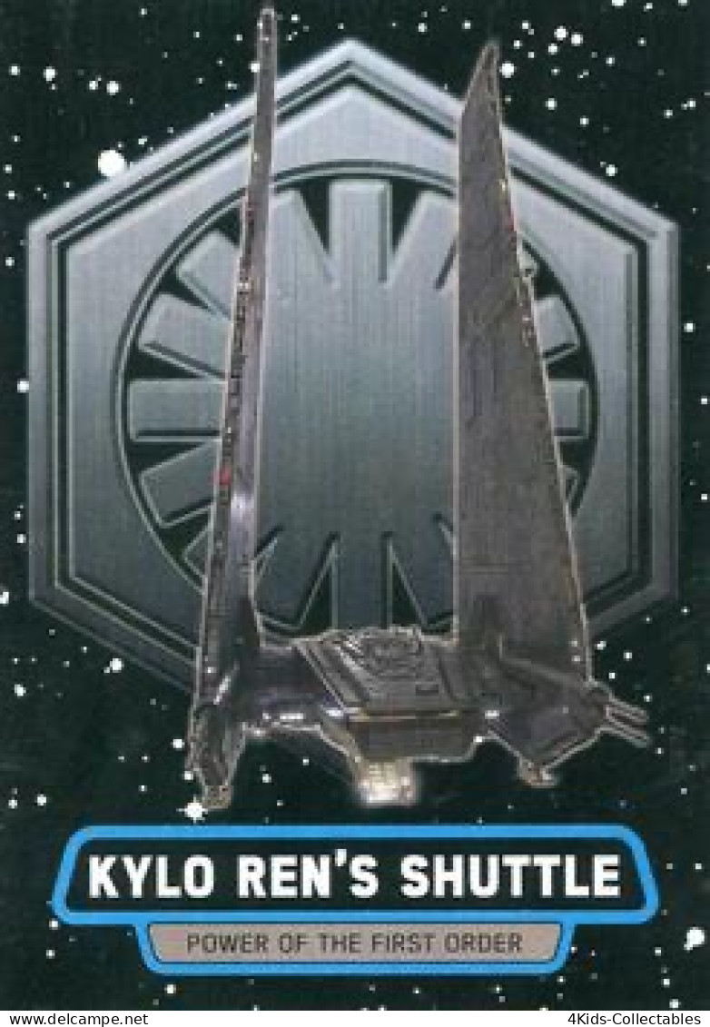 2015 Topps STAR WARS Journey To The Force Awakens "Power Of The First Order" FO-6 Kylo Ren's Shuttle - Star Wars