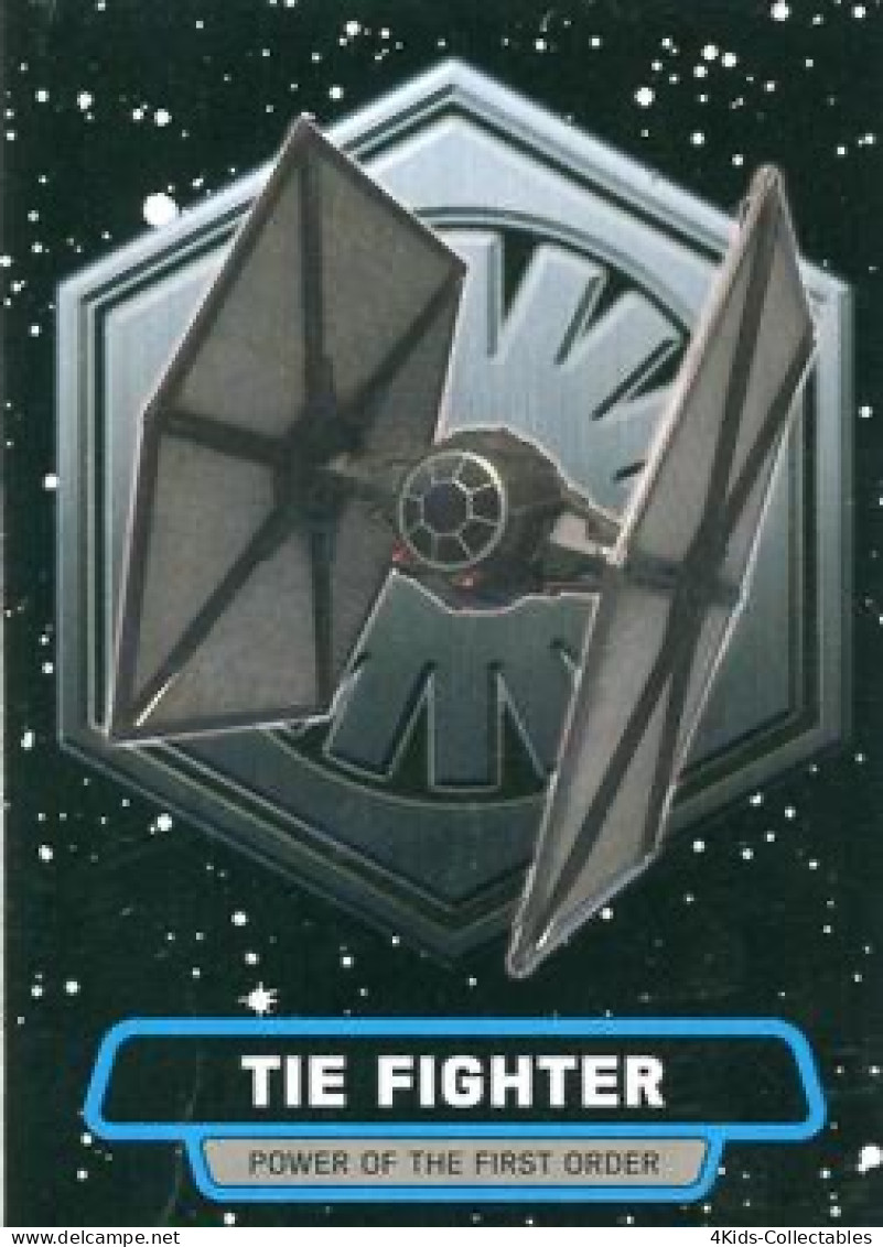 2015 Topps STAR WARS Journey To The Force Awakens "Power Of The First Order" FO-7 TIE Fighter - Star Wars