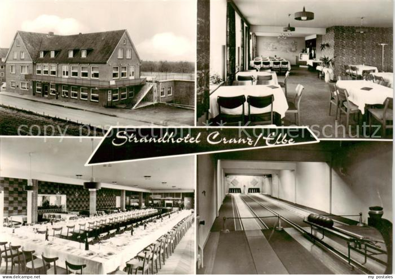 73860406 Cranz Elbe Hamburg Strandhotel Restaurant Festsaal Kegelbahn  - Other & Unclassified