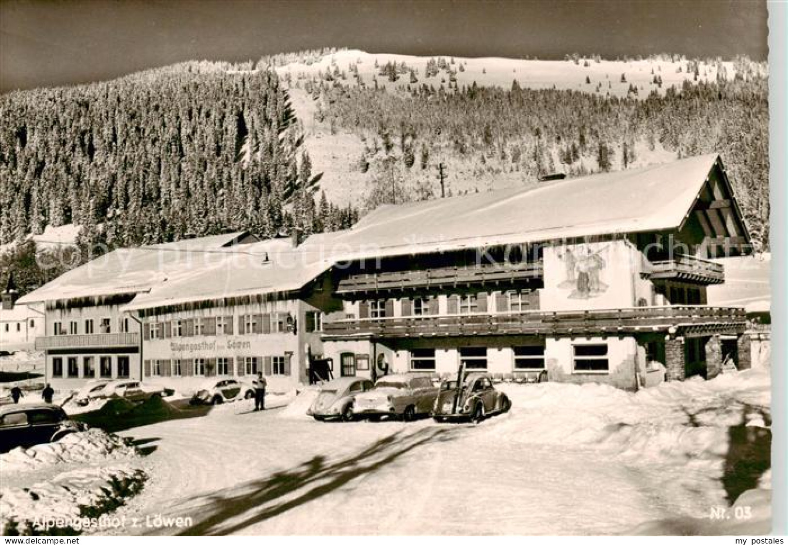 73860384 Oberjoch Bad Hindelang Alpengasthof Pension Zum Loewen Wintersportplatz - Hindelang