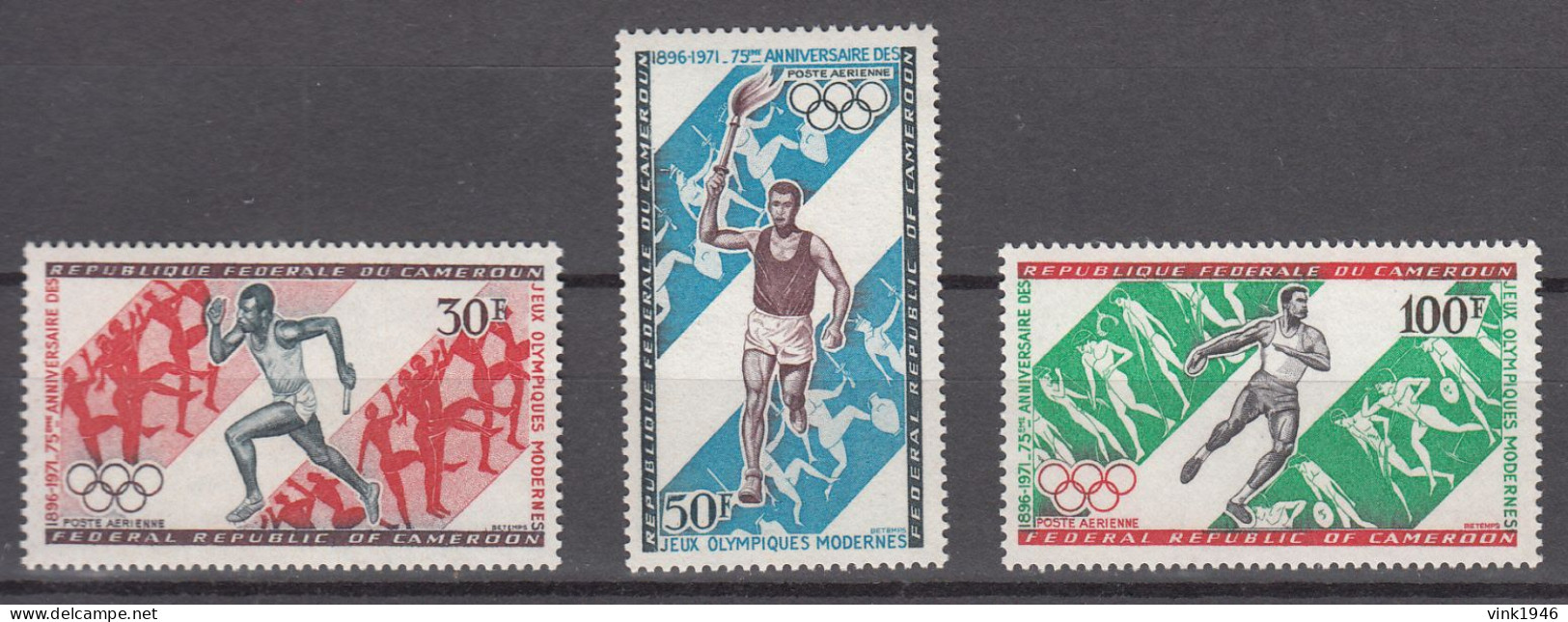 Cameroon 1971,3V,olympic Games,MNH/Postfris(A4995) - Zomer 1968: Mexico-City