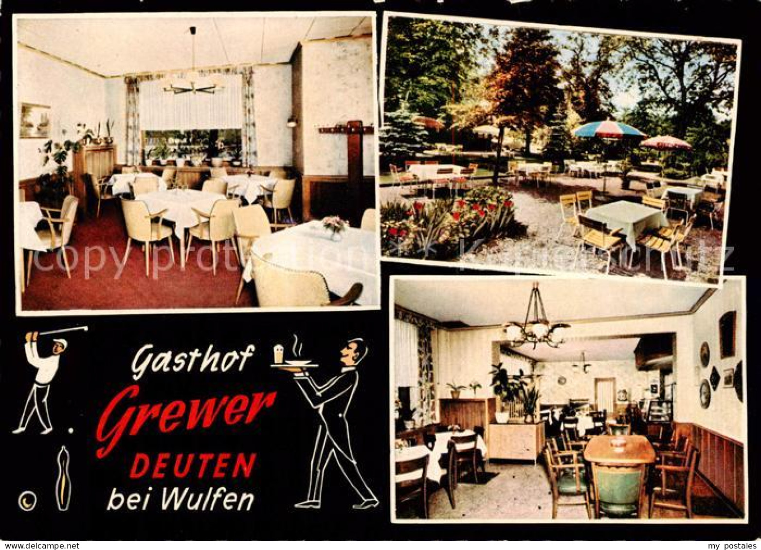 73860349 Deuten Gasthof Grewer Gastraum Gartenterrasse Deuten - Dorsten