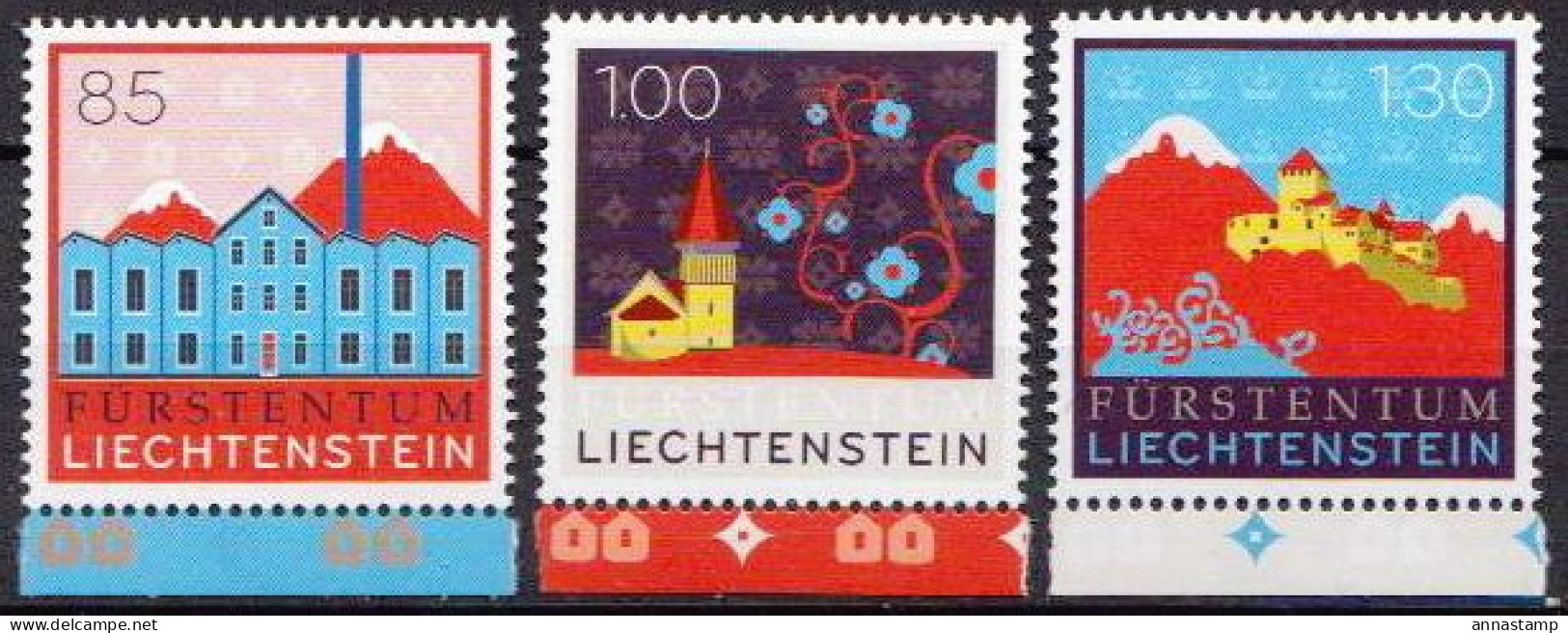 Liechtenstein MNH Set - Fábricas Y Industrias