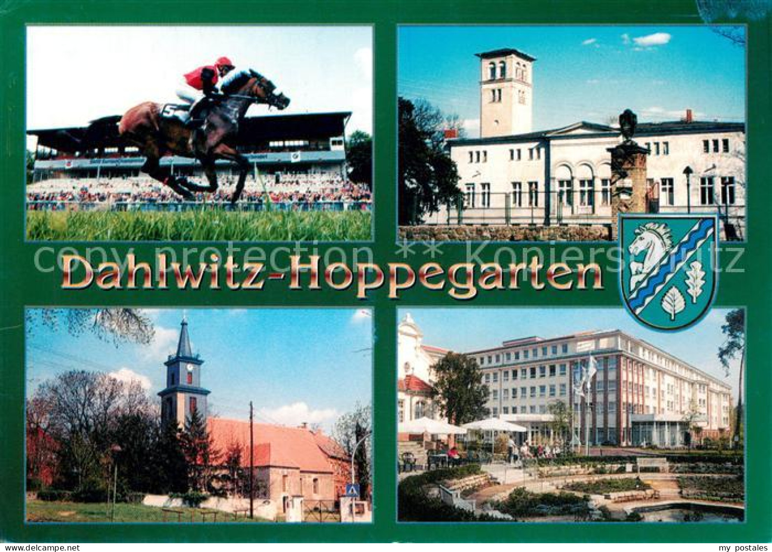 73860303 Hoppegarten Galopprennbahn Schloss Ev Dorfkirche Median Klinik Hoppegar - Dahlwitz-Hoppegarten